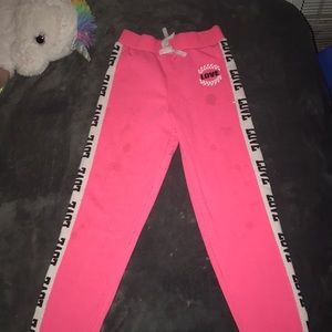 Pink kids sweatpants